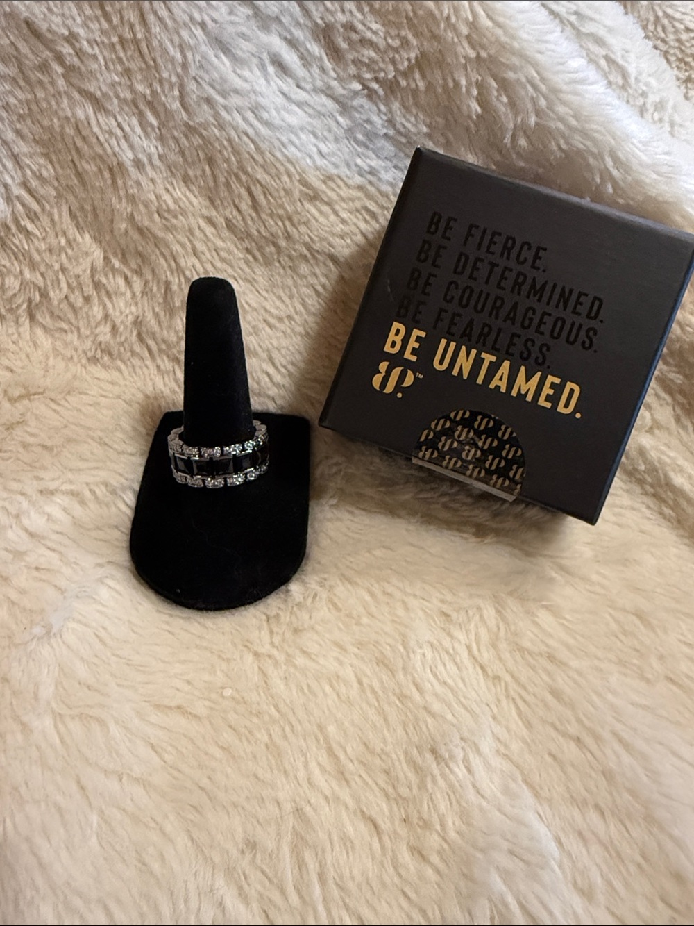 Be Untamed Black Onyx and diamond cz